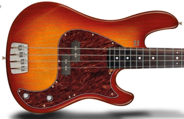 Sandberg California II VS4 Lionel 30" Shortscale Pickguard, Tortoise